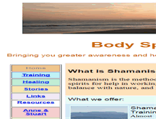 Tablet Screenshot of bodyspiritawareness.com